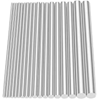 Glarks Metals Barra de torno redonda para herramientas de bricolaje- diámetro de 2 mm a 8 mm- metales incluidos latón…